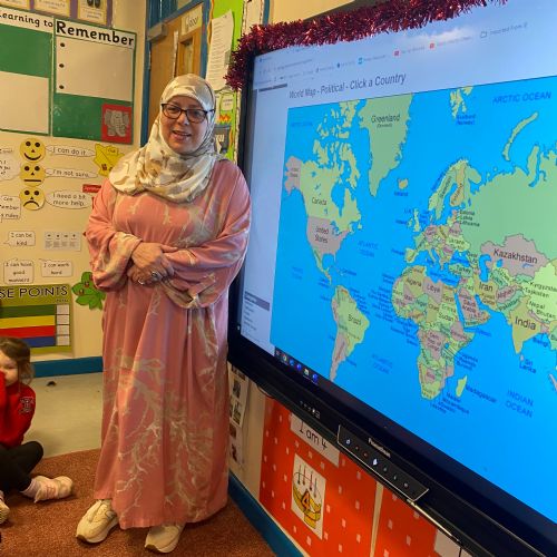 Mrs Finlay came to visit