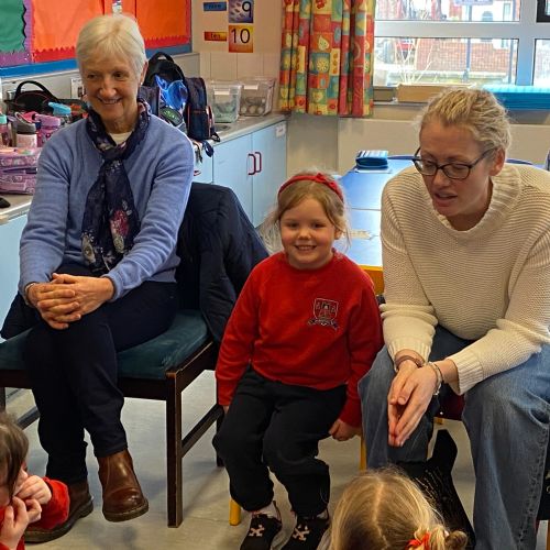 Ellianna's Mum & Granny came to visit