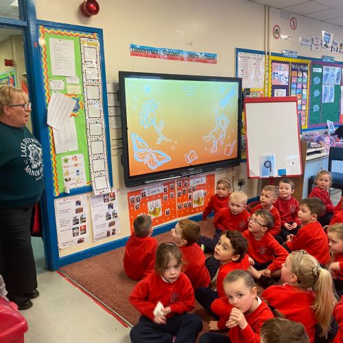 Stephen, our Postman, delivered a very special parcel to our classroom today!