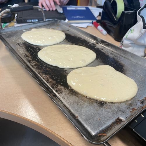 March - pancake day