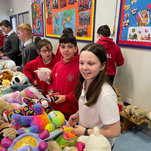 March - jumble sale and maths with art