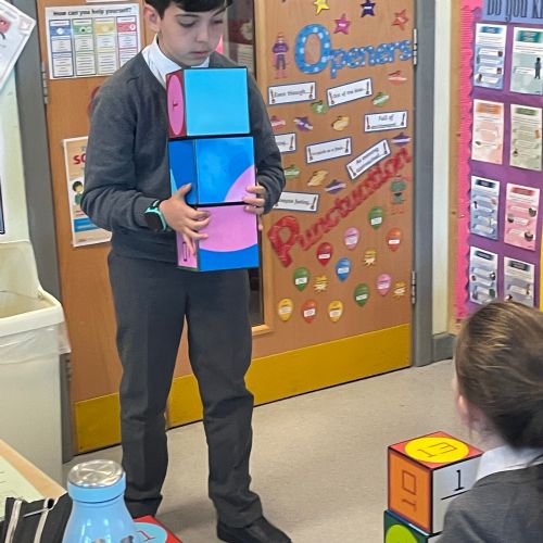 April - using Izak9 to explore percentages.