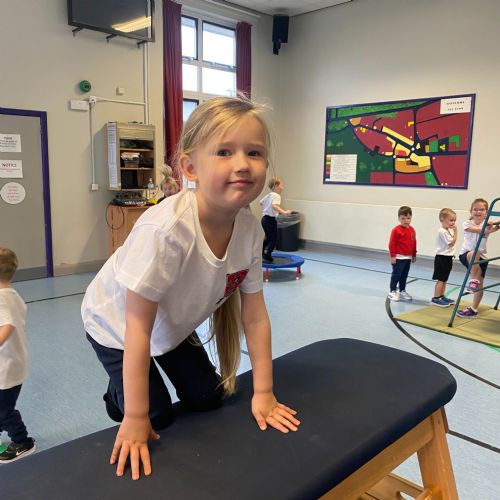 PE using the large apparatus