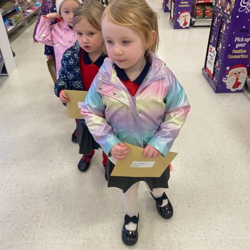 We posted our letters to Santa