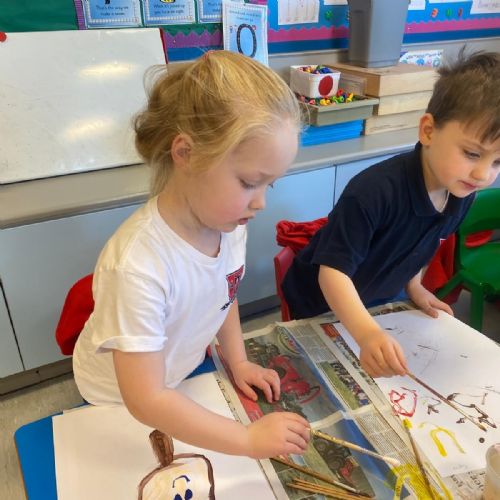 Painting self-portraits