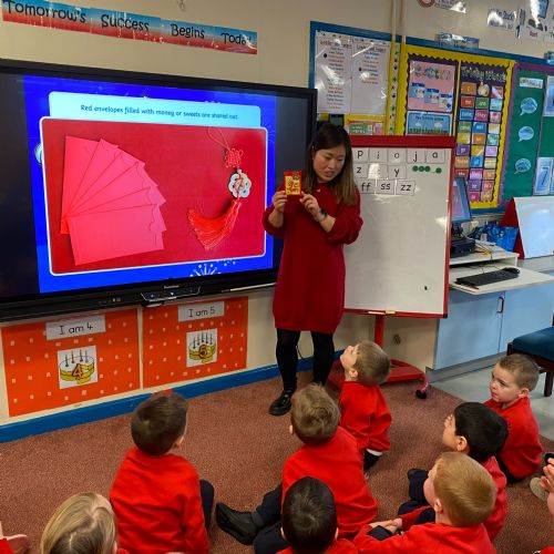 P1 had a wonderful visit today as we learned all about Chinese New Year!