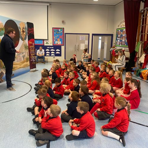 A fantastic visit from Armagh Baptist Church’s ‘Amazing Journey’ – stories, costumes and a taste of Bible times